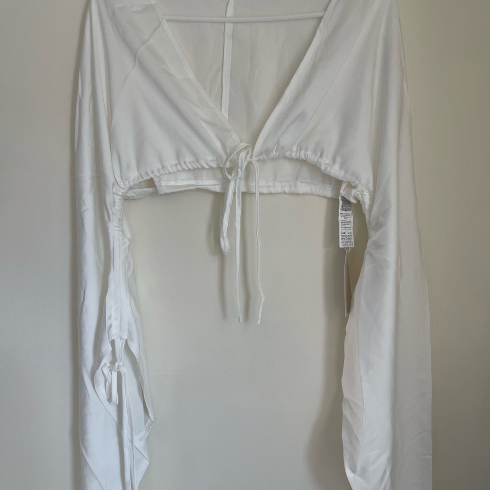 White Women's Top - Picture 2 of 4